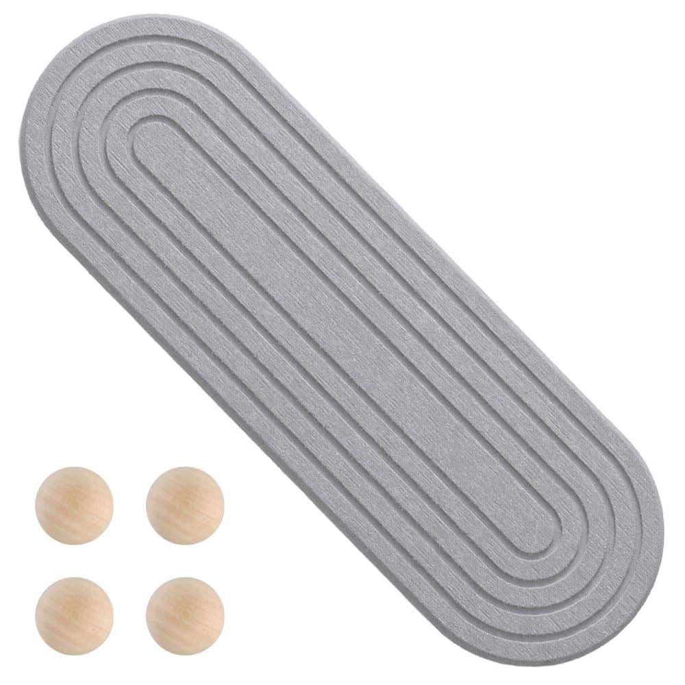 Dry Sink Caddy Organizer, Water Absorbing Stone Tray Soap Dish Rack Riser for Kitchen and Bathroom Countertop