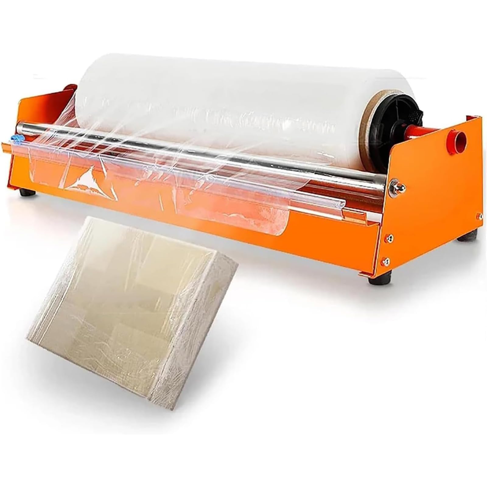 Eoweiot Stretch Film Wrapping Machine, Tabletop Dispenser for 19.7" Width Films with 3" Core, Packaging Tool