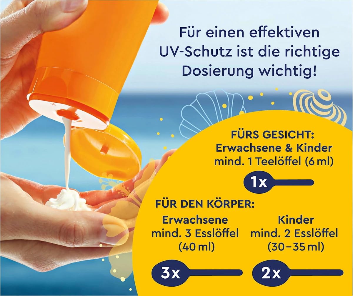SUNDANCE Sonnencreme LSF 50 (100 ml) – Wasserfeste Sonnenmilch fürs Gesicht & Dekolleté – 24h Feuchtigkeit mit Vitamin E & Glycerin – Vegane Gesichts-Sonnencreme ohne Octocrylen & Mikroplastik | Wasserfest, 24h Feuchtigkeit, Vitamin E & Glycerin, Vegan, O