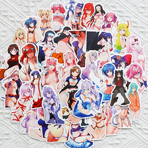 Adesivos, adesivos de anime sexy girl, adesivos à prova d'água, adesivos de anime para adultos, ade