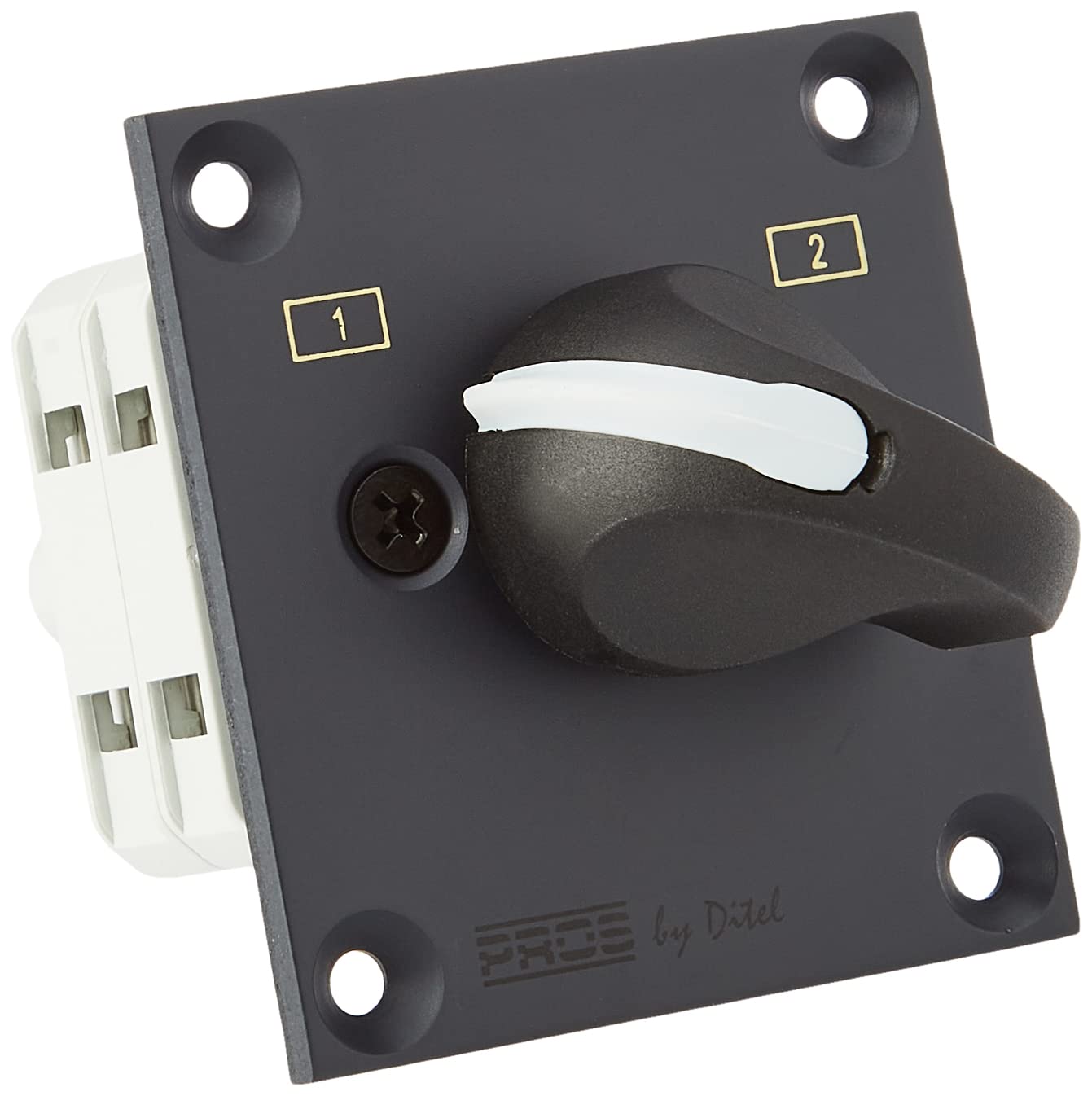 Modulo selector 2P coupure secteur solution basculement électricité secours 20A 1-0-2