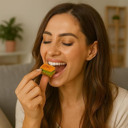 Miniatura 3 de Cerez Pazari Baklava Juego de regalo de pastelería – Pastelería turca de Baklava con nueces y especias – Caja de regalo de Baklava de Turquía –