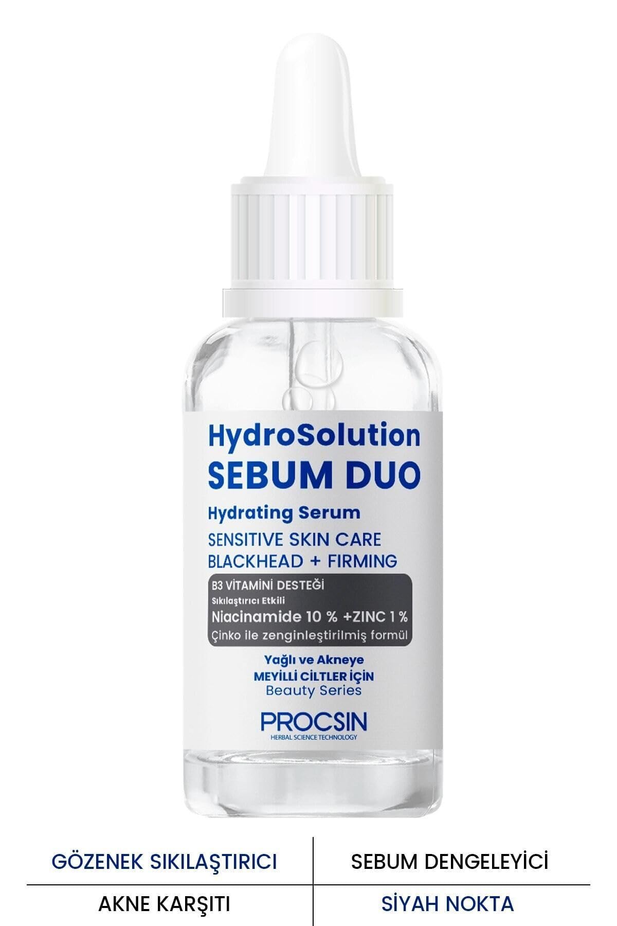 PROCSIN Hydrosolution Yağlı ve Akneye Meyilli Ciltler için Cilt Bakım Serumu 20 ML
