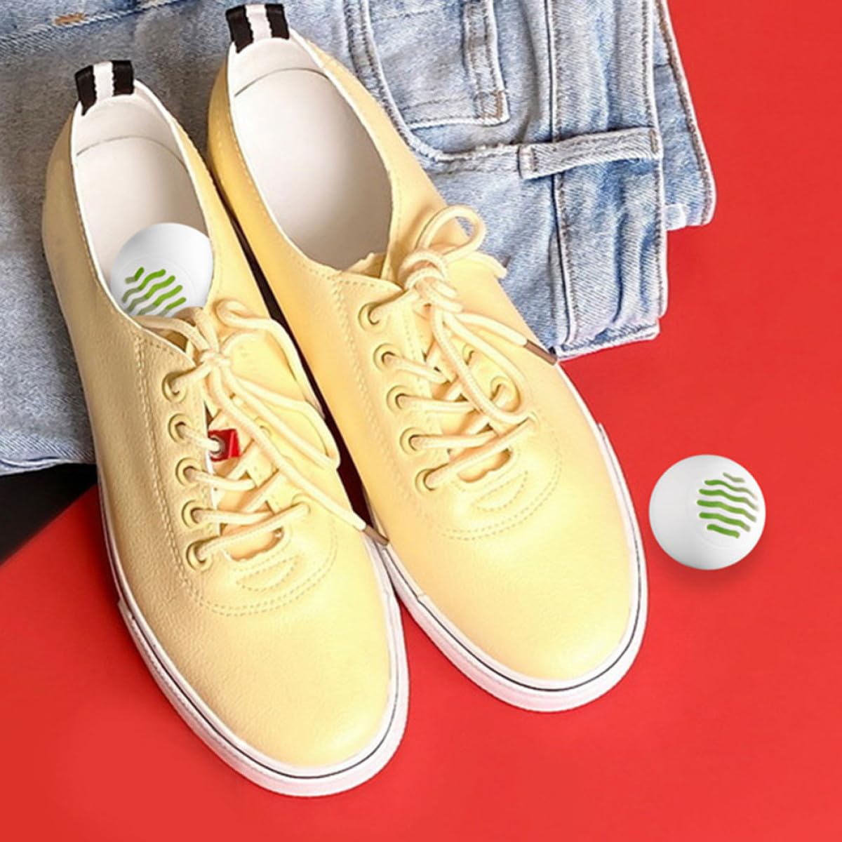 Hemobllo 16piezas Bolas Desodorantes para Zapatos y Zapatillas Eliminador de Olores para Armarios de Zapatos Neutralizador de Olor de Pies y Calzado