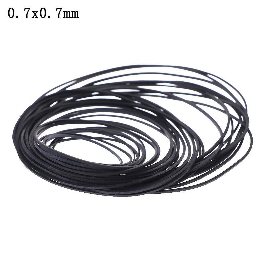 Cintura a Cassetta 30 Pezzi Mista assortita PRO per registratori Macchine Video CD-Rom Walkman unità Dvd Nero
