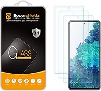 Vista 1 de Supershieldz (3 Pack) Designed for Samsung Galaxy S20 FE 5G Tempered Glass Screen Protector, Anti Scratch, Bubble Free