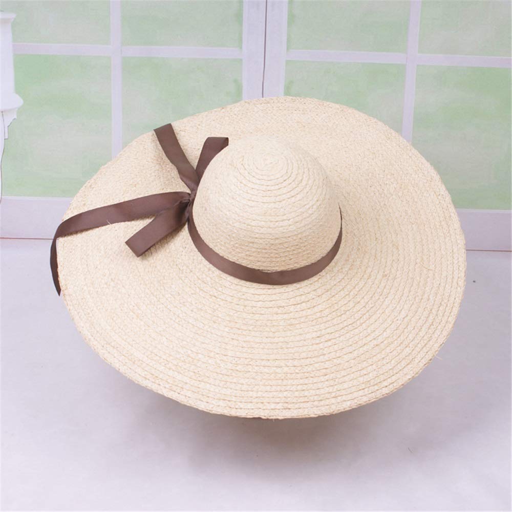 Sombrero de Paja para Mujer Sombrero de Paja Ajustable for Fiesta en la Playa Verano for Mujer Verano, para la Playa