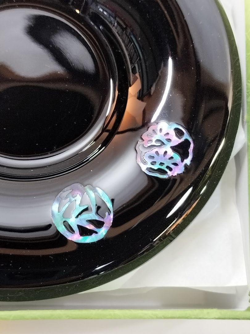 Amazon.co.jp: 琉球漆器 沖縄伝統工芸品 螺鈿細工 茶托 : ホーム＆キッチン