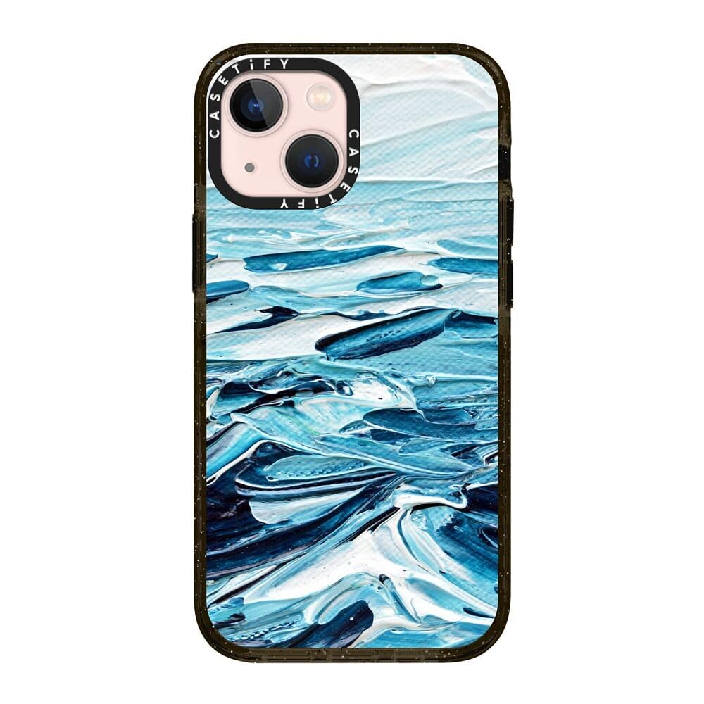 CASETiFY Impact Case for iPhone 13 Mini - Waves Crashing - Clear