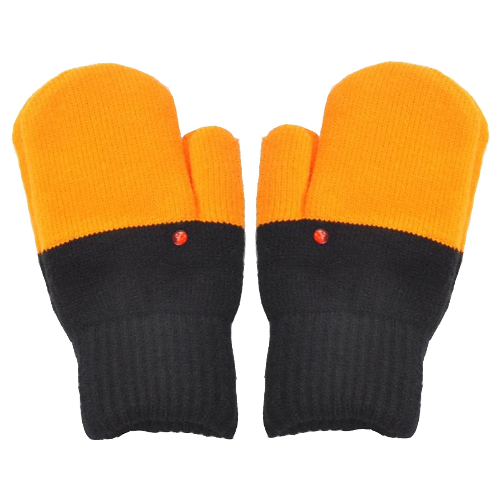 TASBER Silly Goose Gloves for Women, Warm Thermal Lining Cozy Animal Gloves, Mittens Funny Christmas Gifts for Outdoor Activities Running Cycling and Daily Cold Protection (Black)