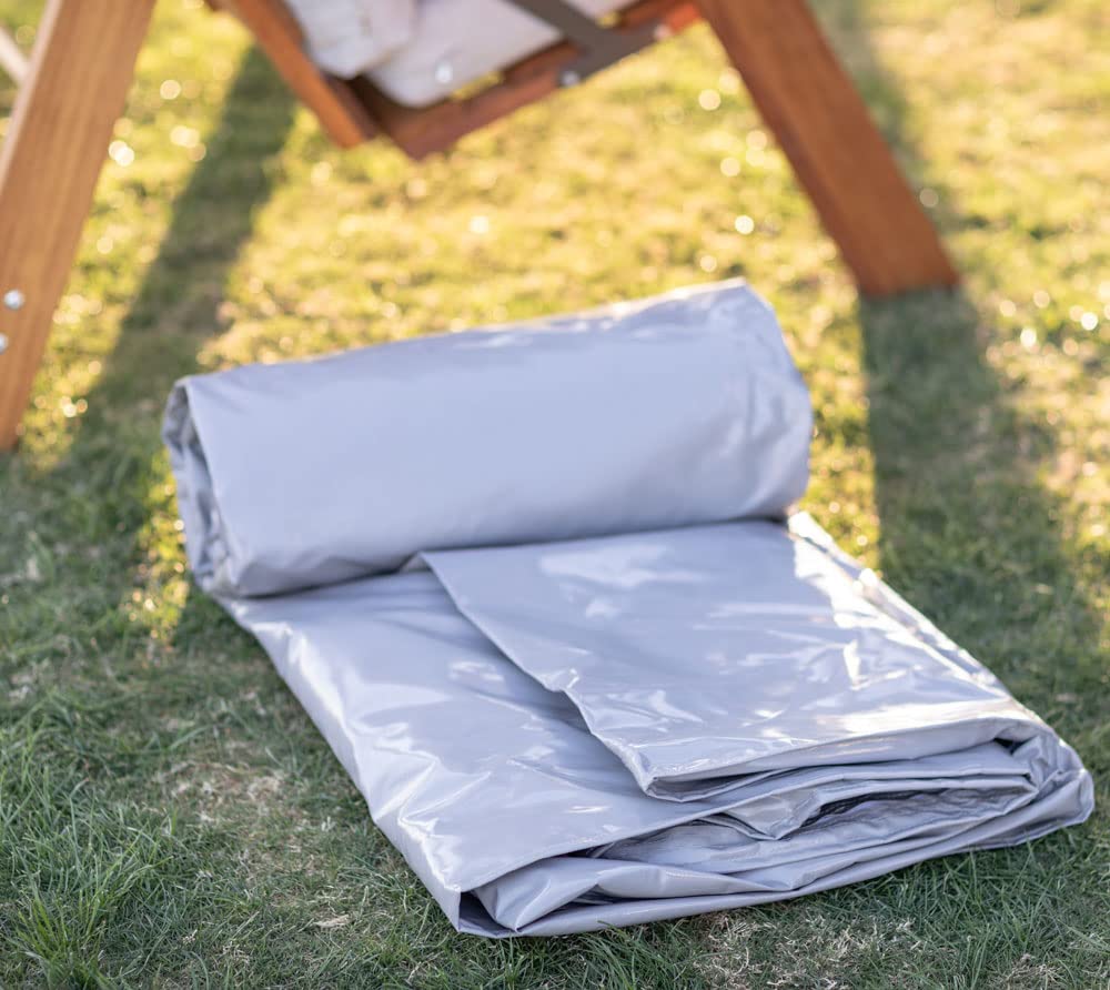 WESTMANN Housse pour balancelle Luna 2600 244 x 148 x 197 cm Gris 100 %