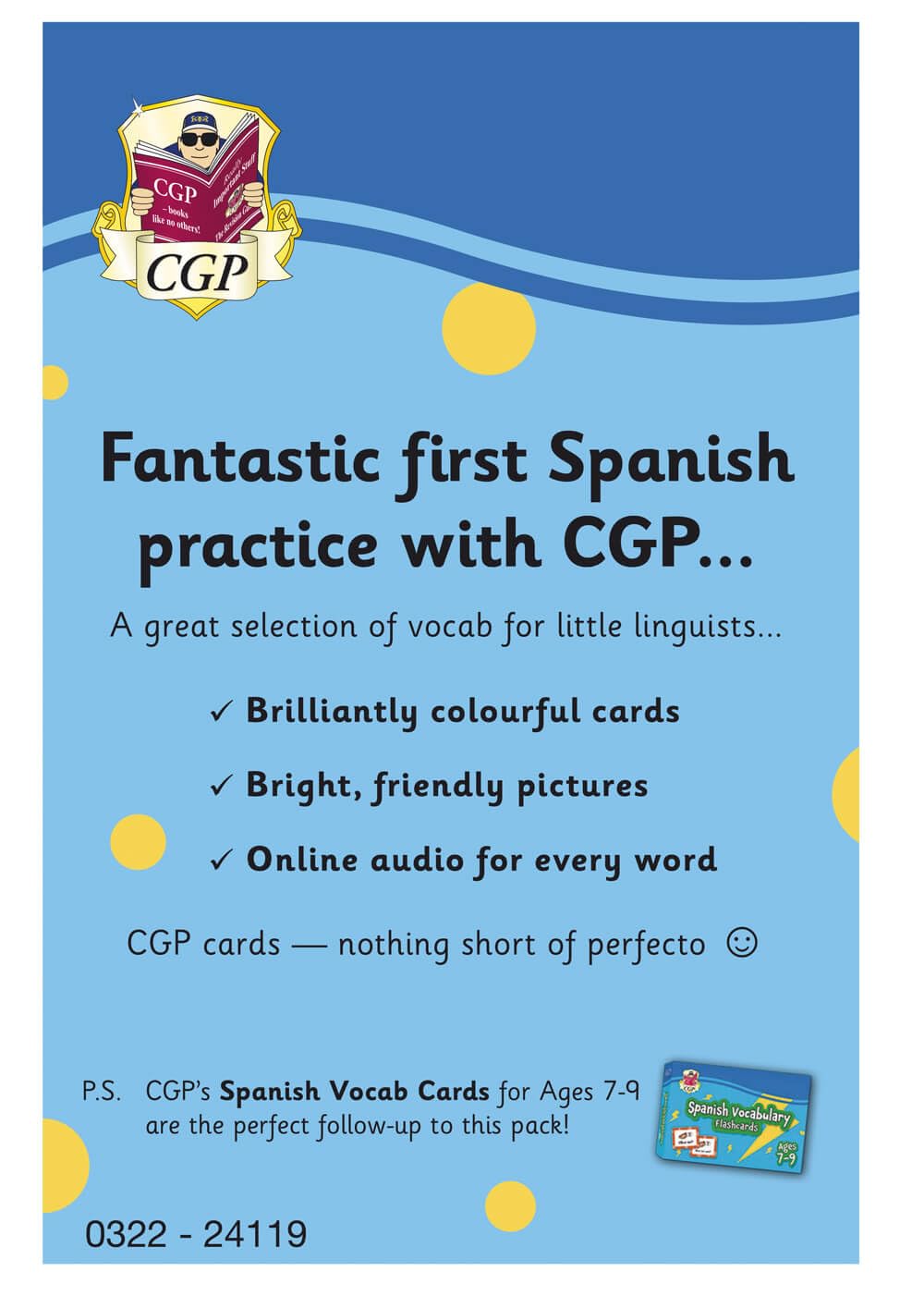 Spanish Vocabulary Flashcards for Ages 5-7 (with Free Online Audio)