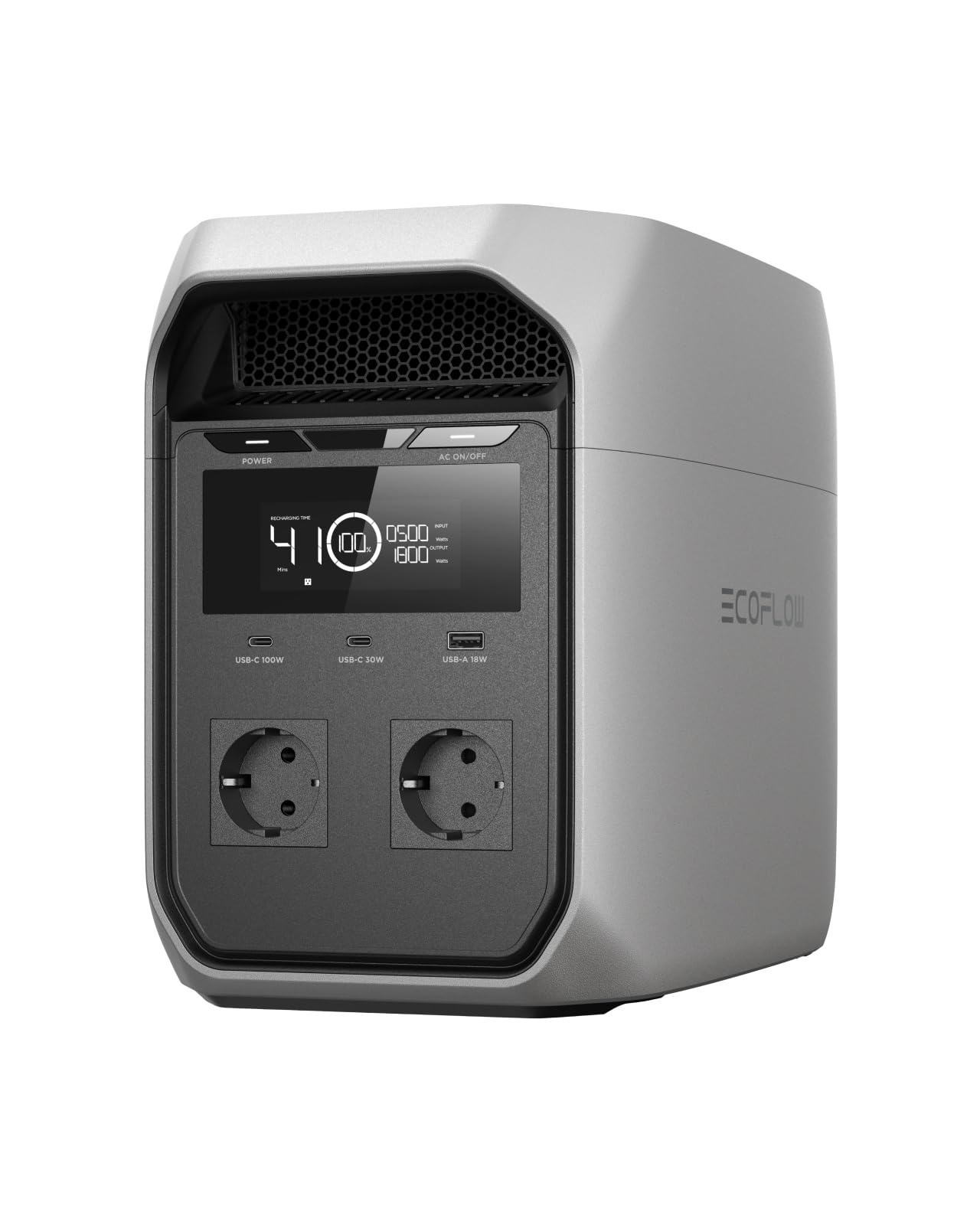 Estación de energía portátil ECOFLOW DELTA 3 Classic (Reacondicionado) | Generador solar 1024 Wh, LFP, para camping, sólo pequeños defectos en el embalaje, el producto está completamente sin usar