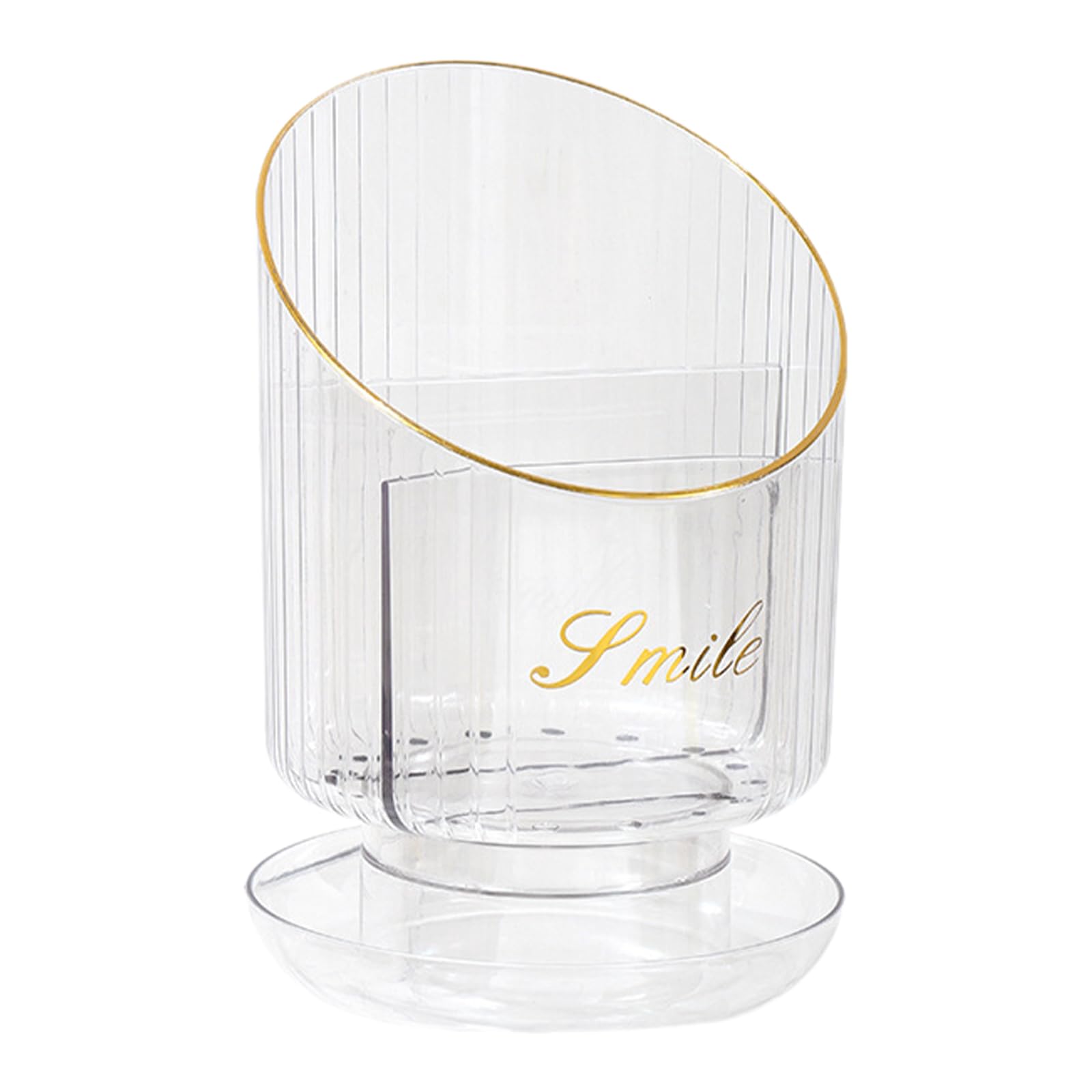 Buxuaaaa Makeup Brush Storage Container Cosmetic Tool Organizer Elegant Eyebrow Pencil Holder Desktops Decorations Eye Container