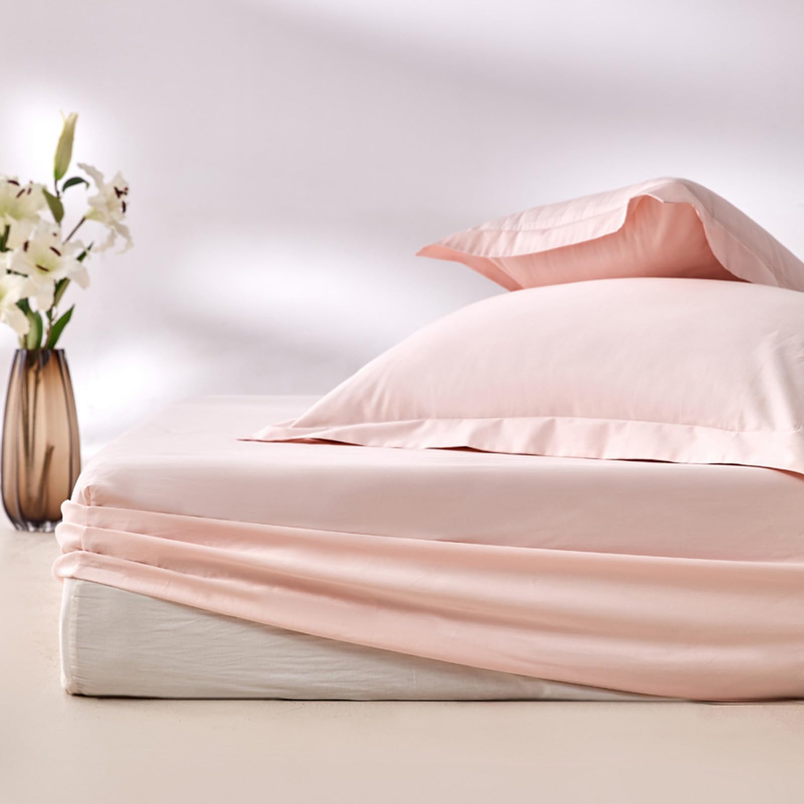 Lenzuolo con angoli con tasca extra profonda, 180 x 200 cm + 28 cm, in cotone elastico resistente, lenzuola matrimoniali super morbide per il massimo comfort