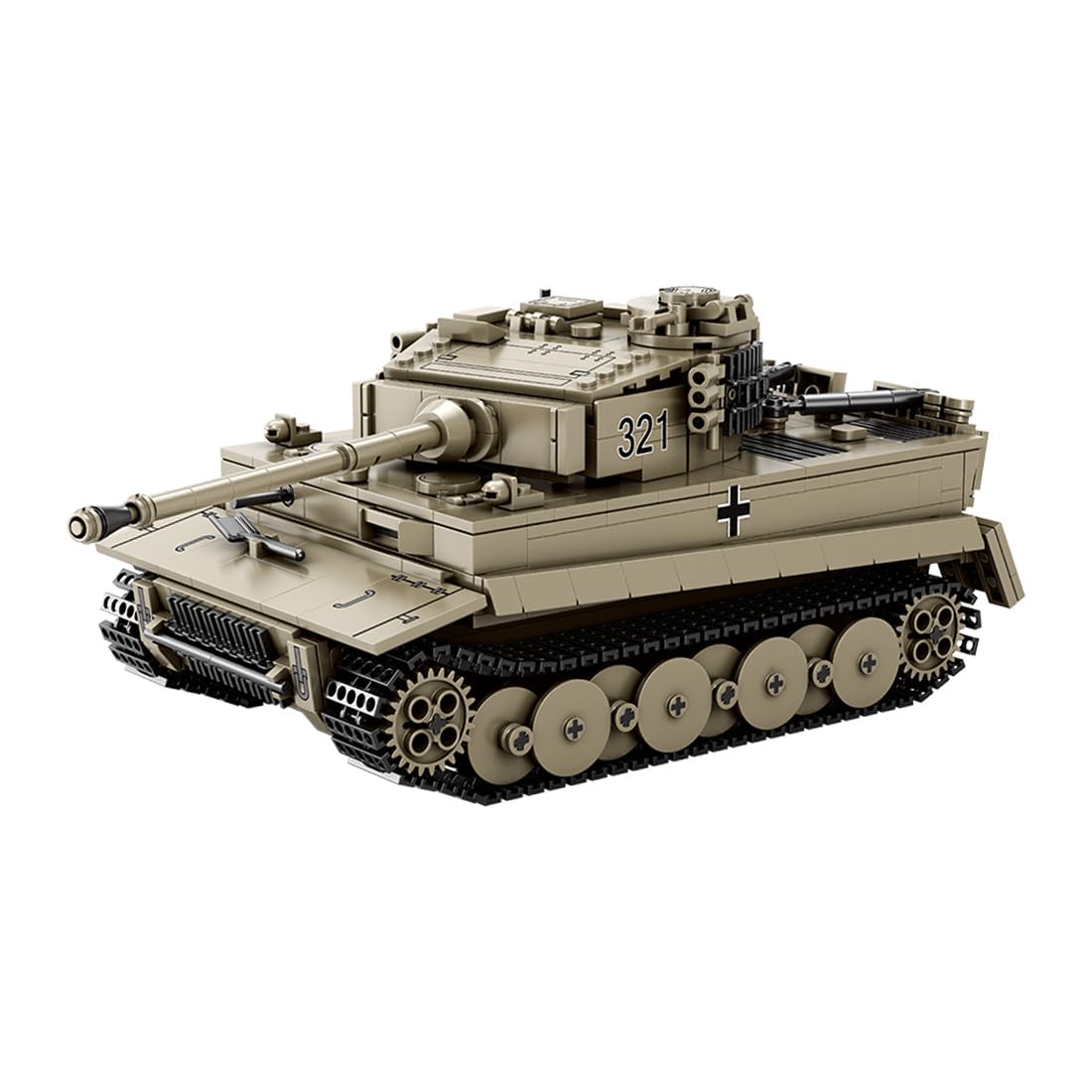 Amazon.co.jp: PLAYBUDDY 1/28スケール ドイツ戦車MOC
