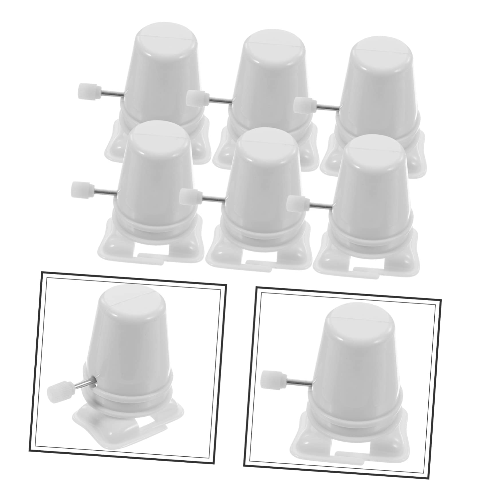 BRIGHTFUFU 6Pcs Clockwork Legged Robot Wind up Movement Repairing Fitting Favors Rewind Part Movements Mechanism Movement Robot Mini Plastic