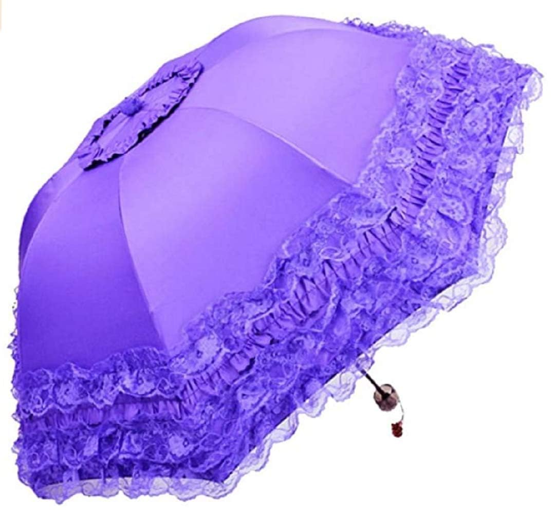 WENDIN Vintage Foldable Lace Parasol Gothic Umbrella rain Anti-uv Protection sunblock dome Photo Props girls parasol women lace umbrella