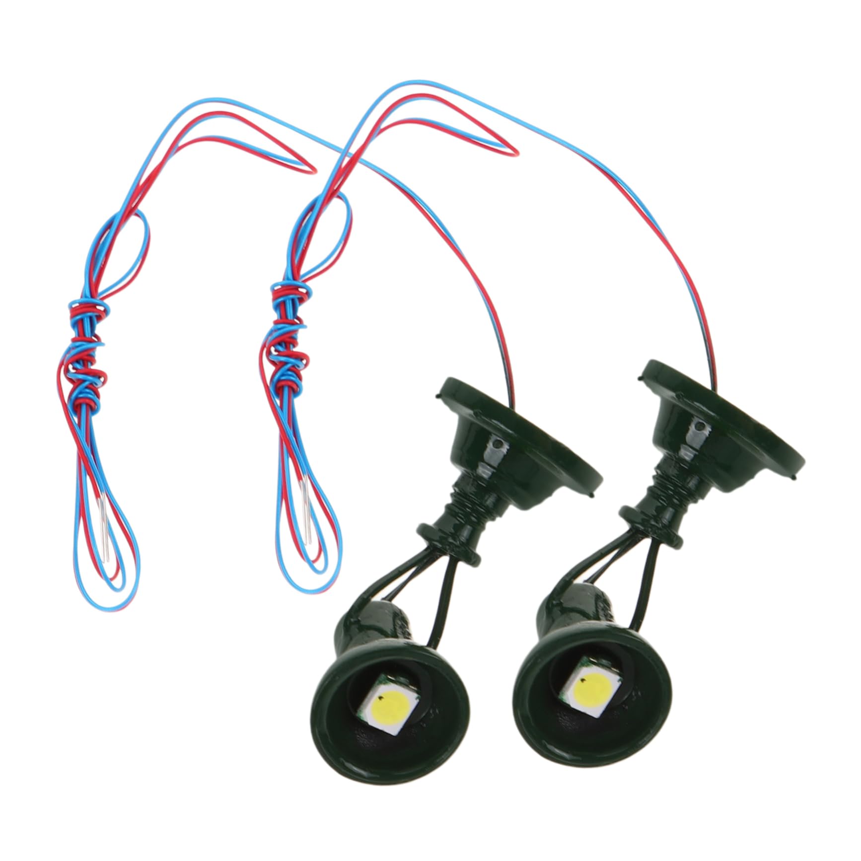 OHPHCALL Train Model Ornaments Mini Railroad Signal Lamp for Table Decor n Gauge Model Railway Lights Signal Light