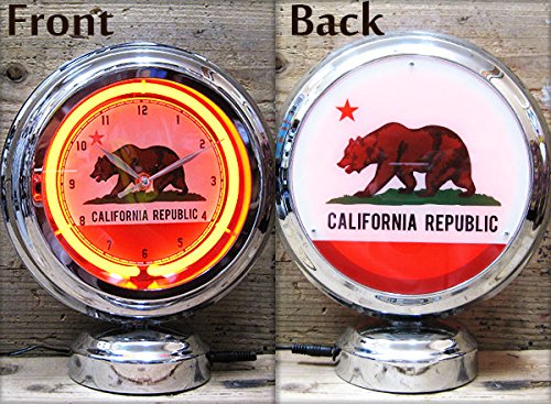 Amazon.co.jp: アメリカンネオンクロック 【ガスランプ ネオンクロック