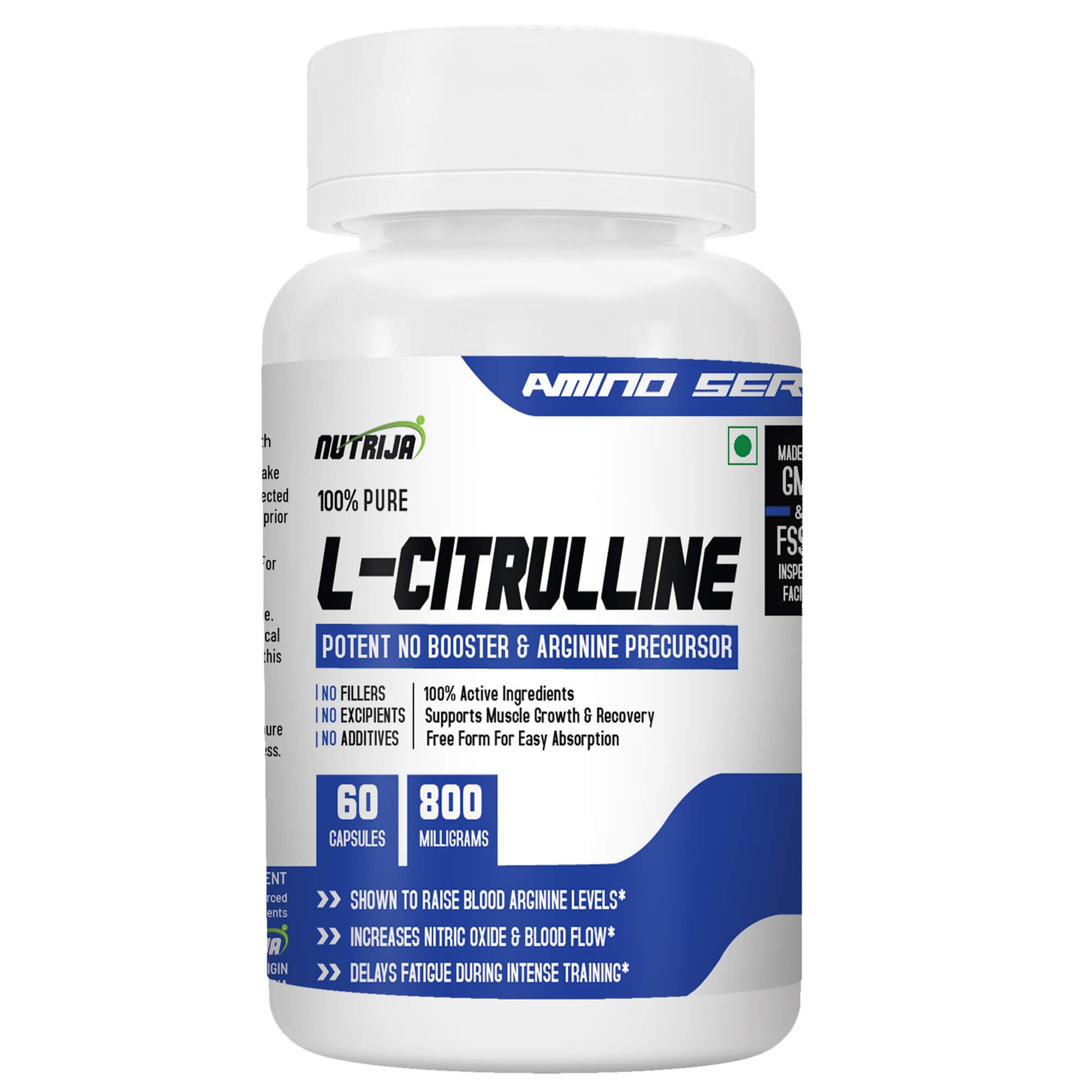L-CITRULLINE 800Mg-Pack of 60 Capsules