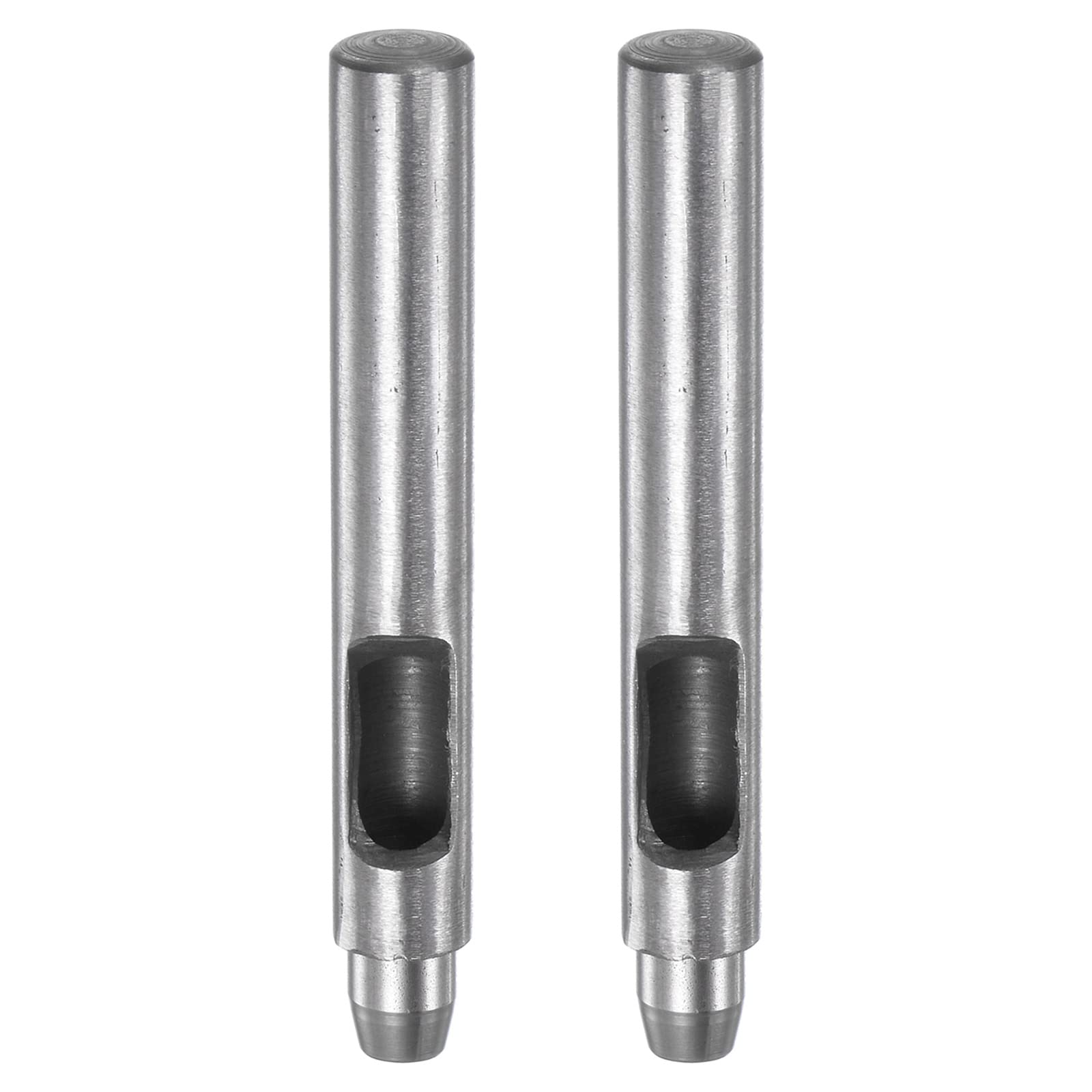 sourcing map 2pcs Leather Hole Punch 8mm Straight Round Punch Grommet Snap Rivet Setter for Leather Craft Clothing Handbag Fabric Curtain