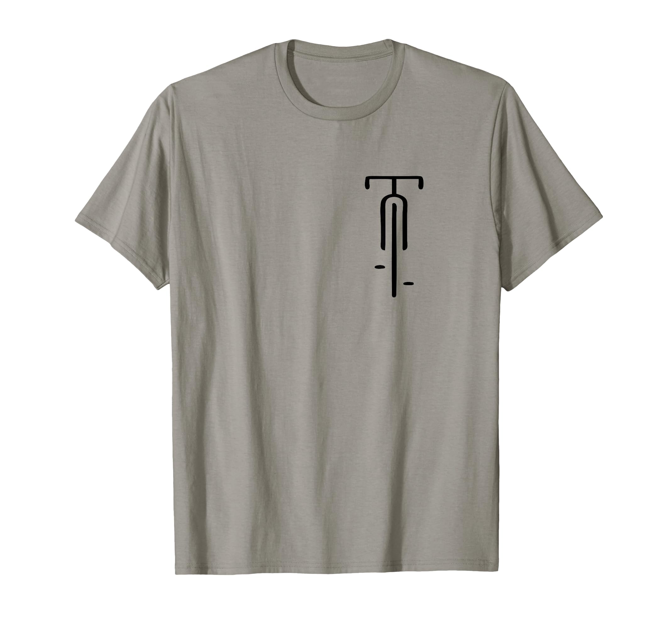 Minimal Retro Bicycle Logo T-Shirt