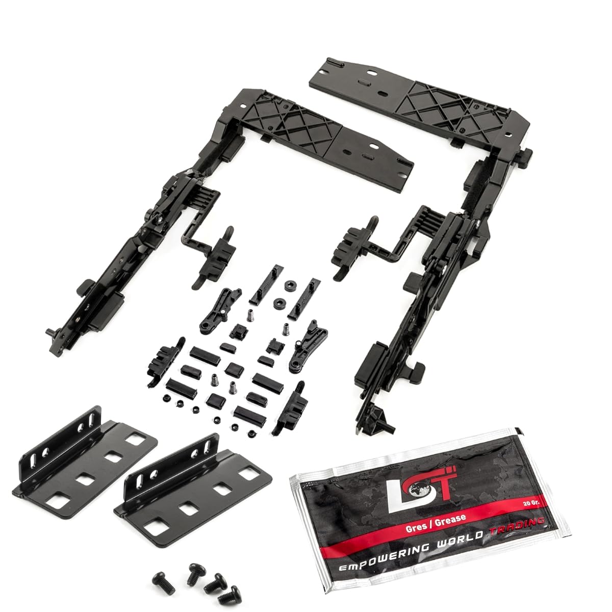 Original LST Schiebedach Reparatursatz Set Hubwinkel mit Halter Kompatibel mit Mercedes S-Klasse W126 G-Klasse W463