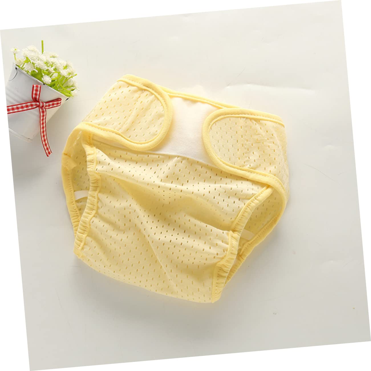 ifundom Baby Diaper Stretchable Mesh Cover Elastic Mesh Diapers for Baby Reusable Ice Cooling
