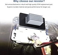 Vista 5 de Kit de Resistor del Motor Soplador HVAC con Arnés de Reemplazo para Chevy Silverado Tahoe Trailblazer Suburban Avalanche GMC Sierra Envoy Yukon
