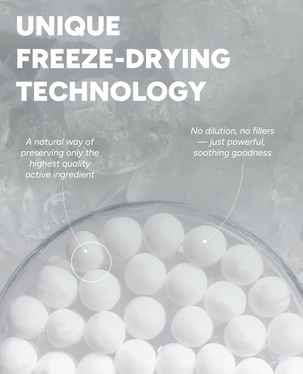 CICA Calming Melting Snowball Capsule (30ea) – 5,422ppm Centella Asiatica Ferment Extract with Hyaluronic Acid & Collagen – Soothing, Hydrating, Barrier-Strengthening Freeze-Dried Capsule - Image 5