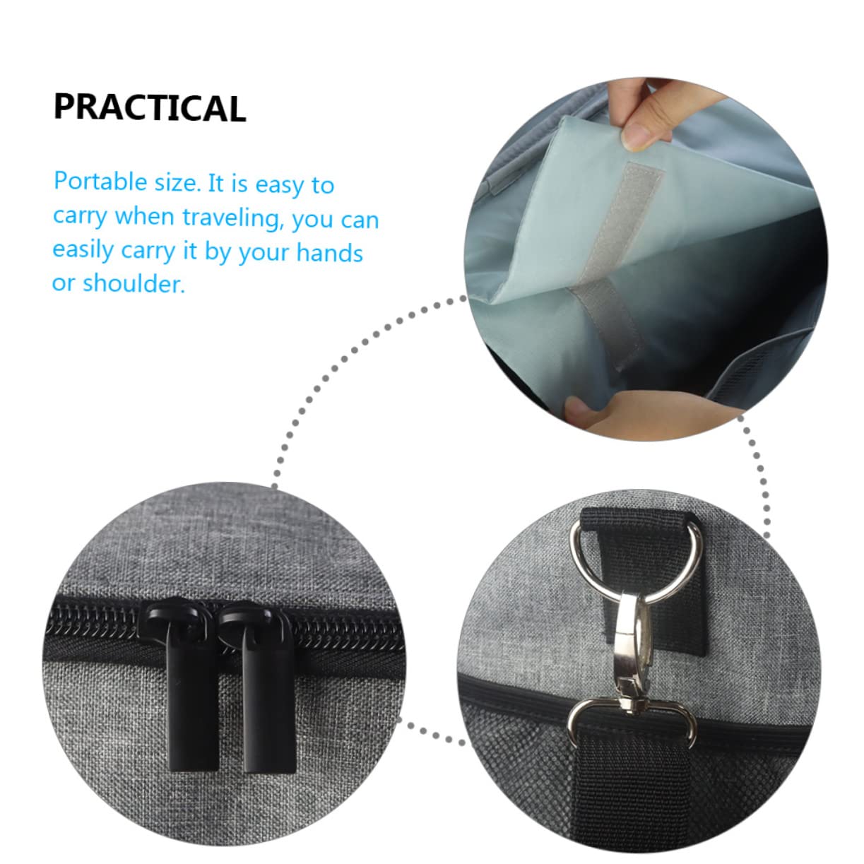 Conter Borsa Custodia a conchiglia Accessori for giochi portatili Stazione di trasporto da viaggio Carte AC a spalla for borsa Console rigide Grip Home Compatibile con l'adattatore di archiviazione fo