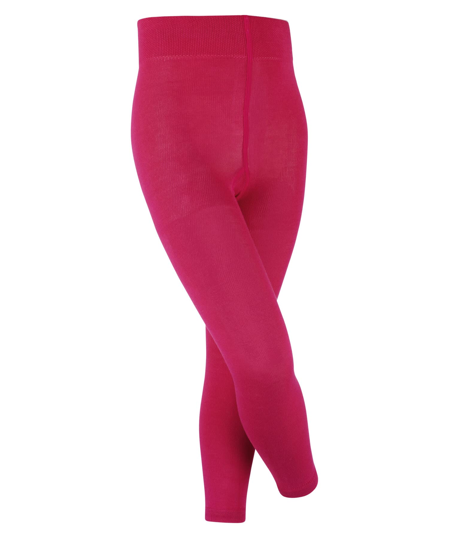 FALKE Unisex Kids Family K Le Sustainable Cotton Plain 1 Pair Leggings, Pink Gloss 8550, 5.5-8
