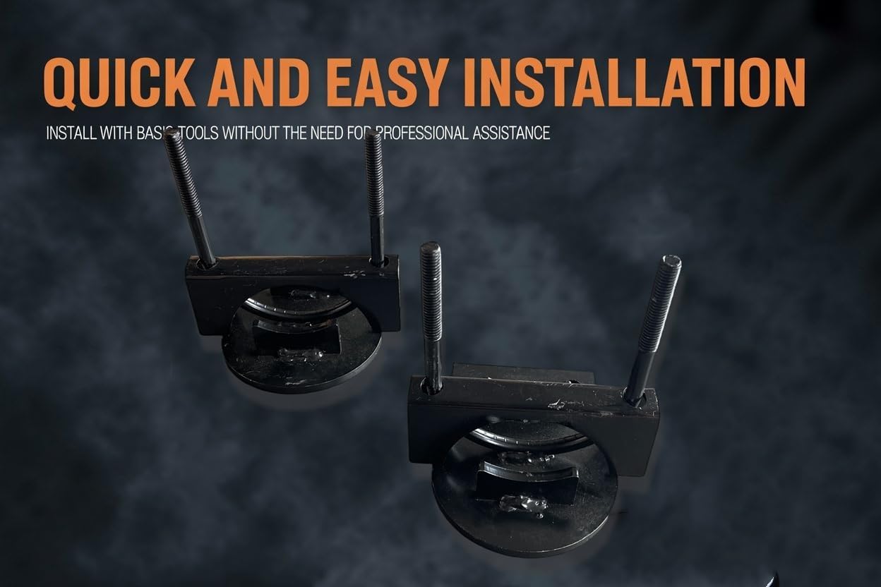 Upgrade Rear SES Kit Rubber Helper Springs Compatible with Ford 2015-2024 F-150 F150 2WD 4WD Truck, Axle Bumper Stop Cushions Replaces FR1504E