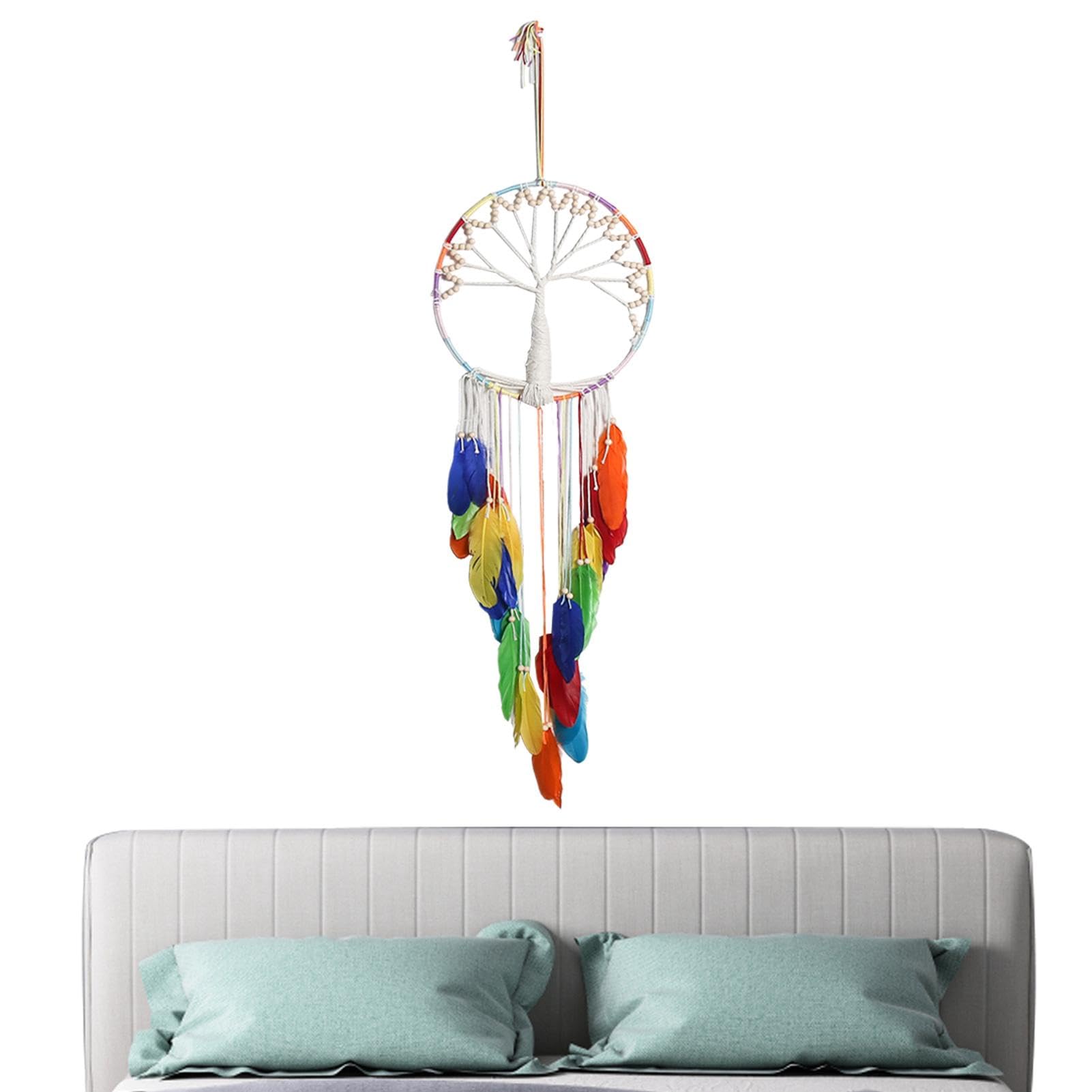 Atrapasueños de macramé boho como adorno colgante ideal para regalar en cumpleaños