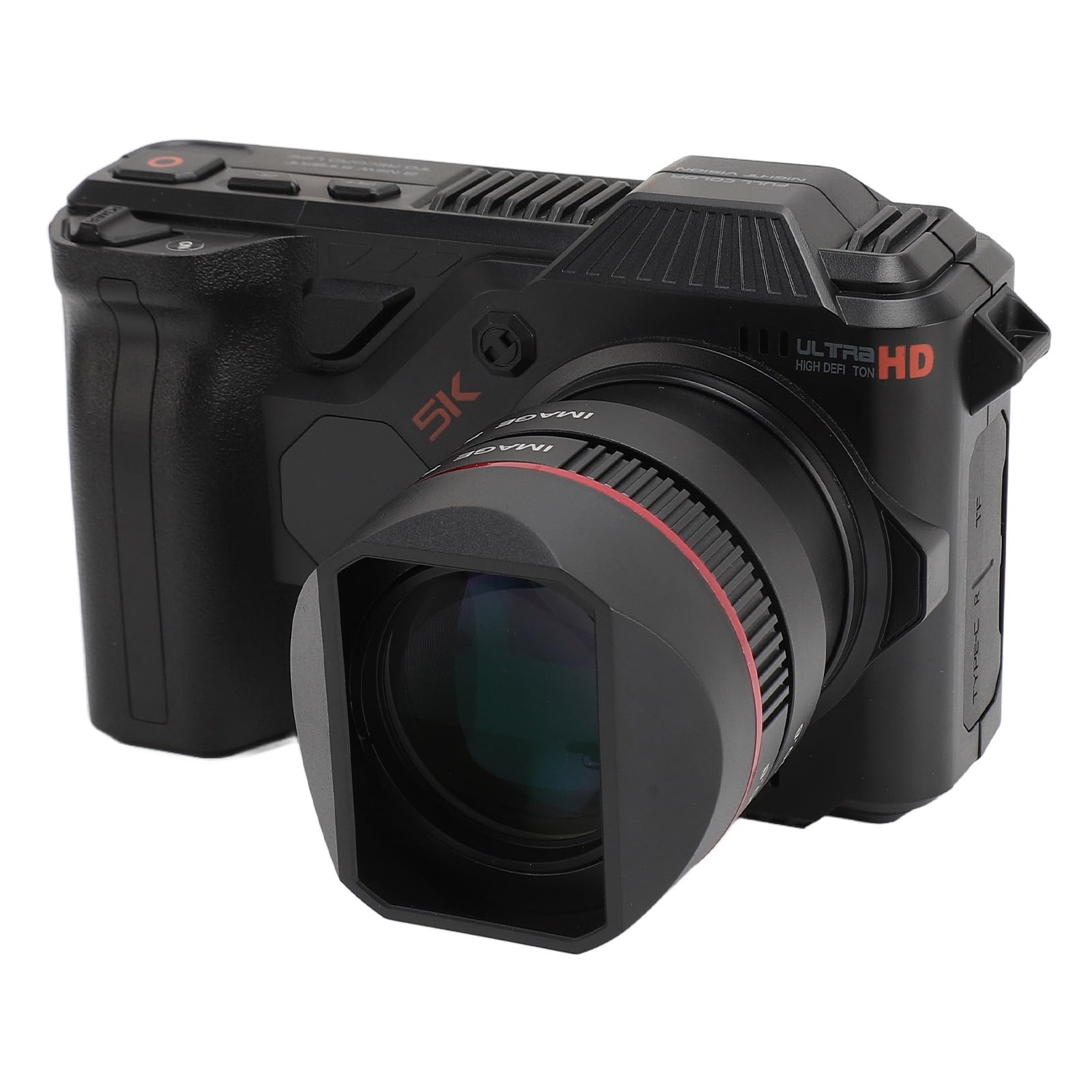 Aparat Cyfrowy 5K, 5G WiFi 50MP Aparat Fotograficzny Dalekiego Zasięgu z Zoomem Cyfrowym 50X 4-calowy Ekran IPS Kamera do Vlogowania 4800 MAh z Pełnokolorowym Noktowizorem