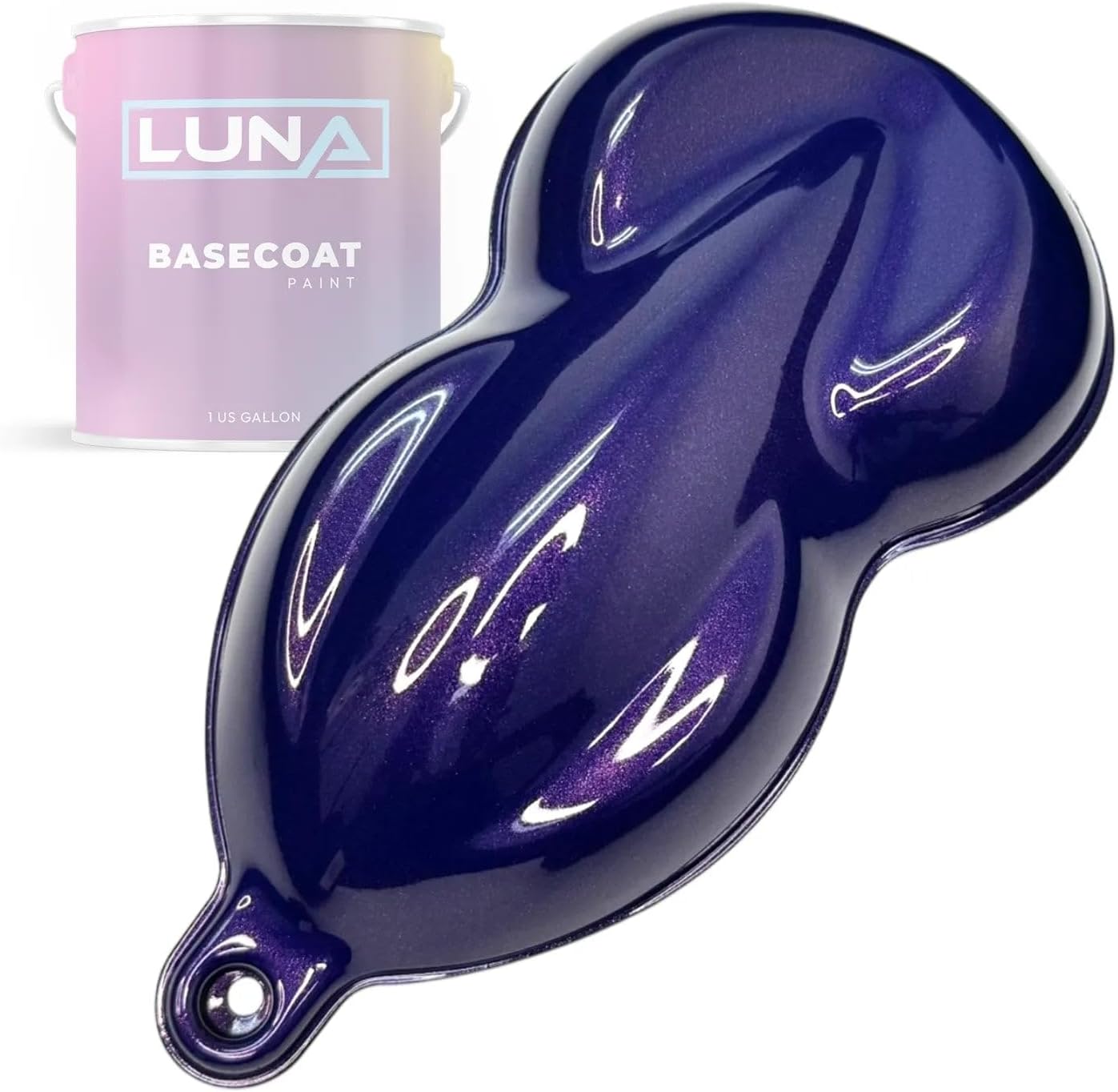 Purple Haze Basecoat Purple - 1 Gallon Professional Auto Paint for DIY Enthusiasts, Hobbyists, and Automotive Shops - Premium Quality for Professional Installers - Eclipse