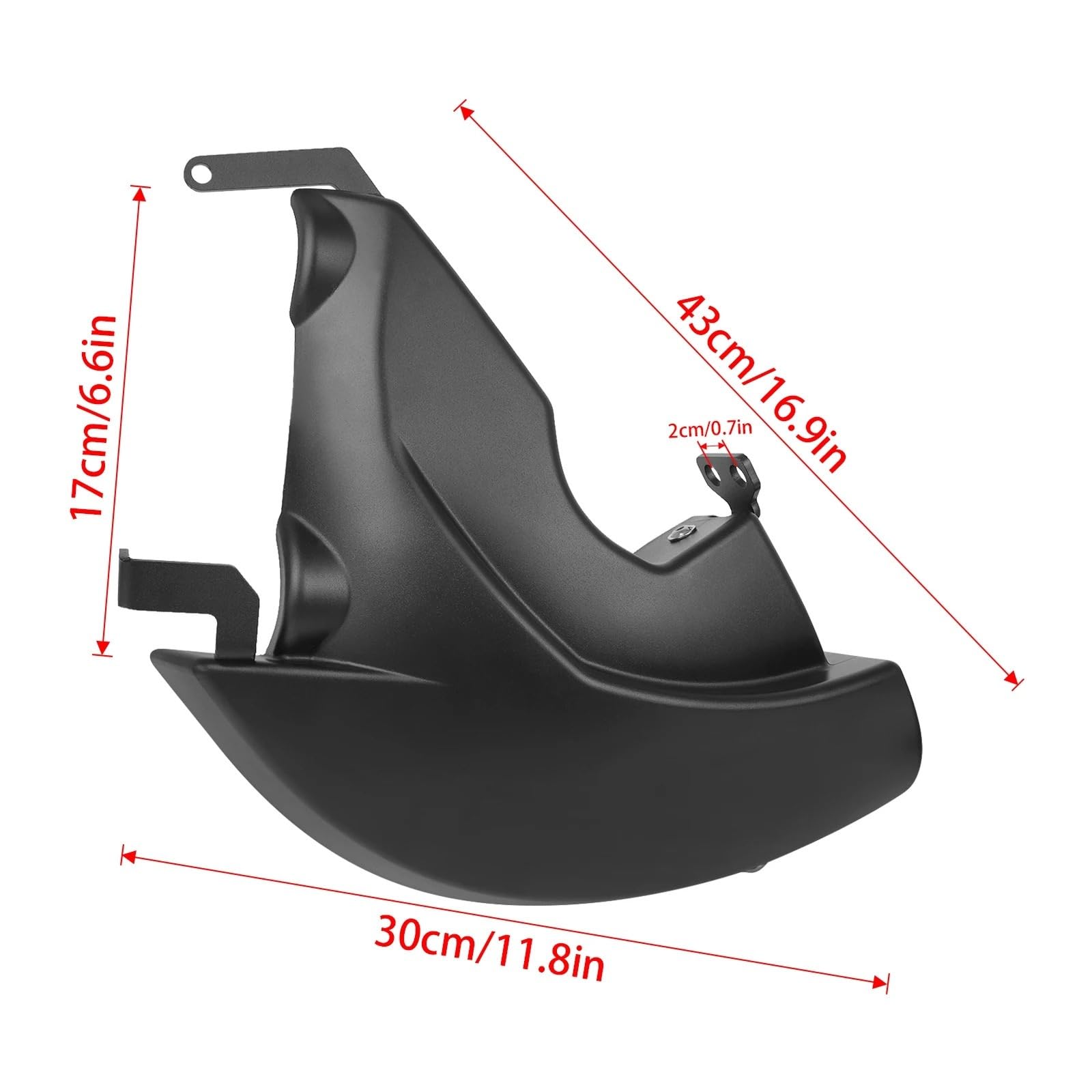 Compatible con YZF R1 Kit conducto refrigeración Pinza, Carcasa enfriadora | Proporciona un flujo de aire constante for la disipación del calor de los frenos.(Glossy black)