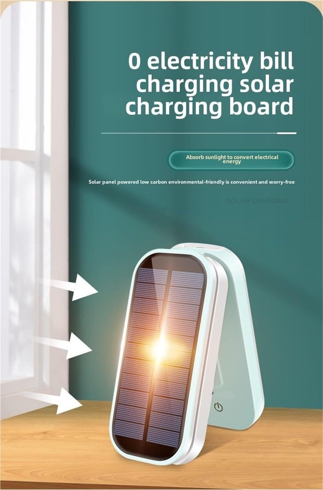 Lámpara De Mesa Lámpara de Oficina Lámpara De Escritorio Plegable Con Luz LED Estudio Y USB Regulable Energía Solar Luz Escritorio