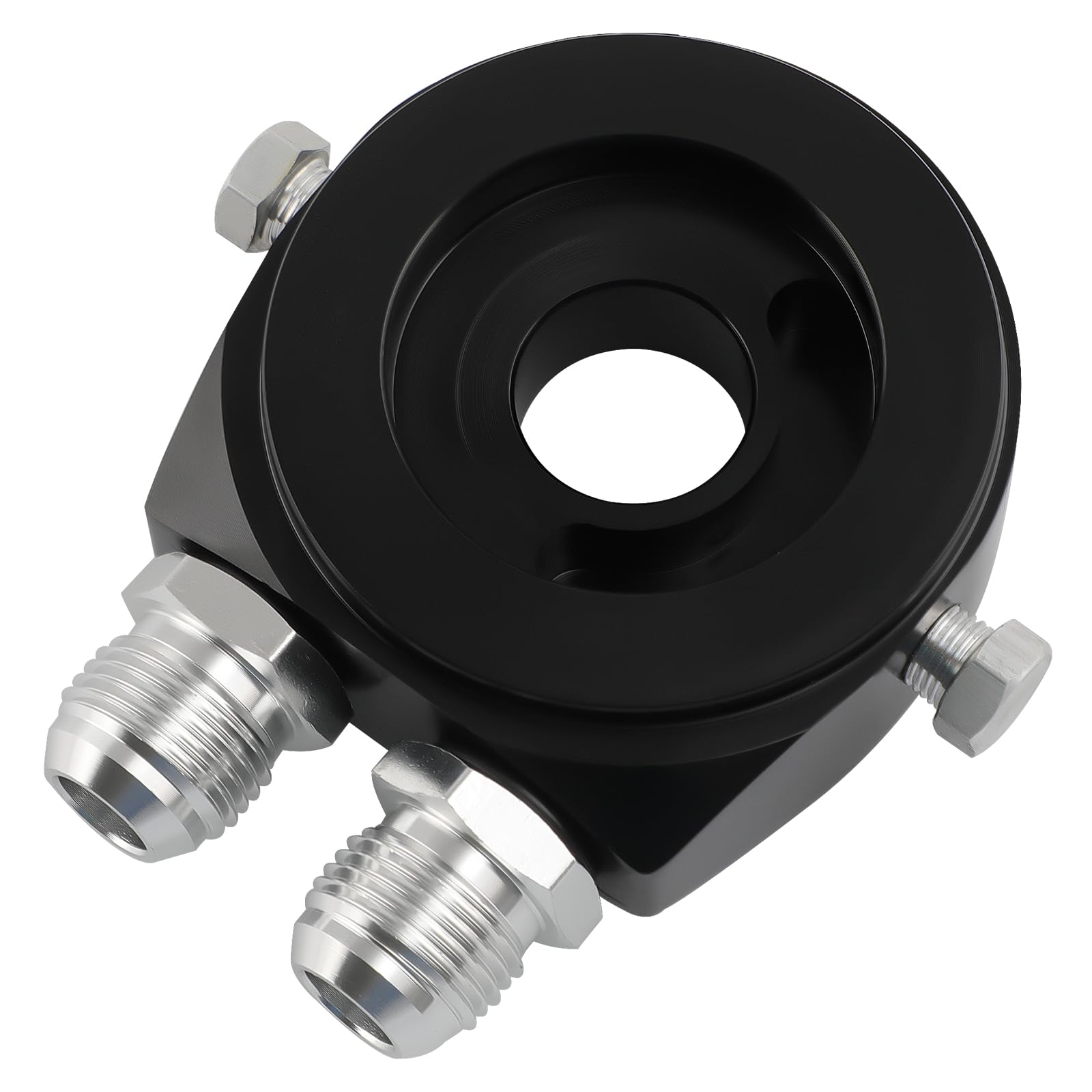 maXpeedingrods Radiatore olio 13 serie AN10 universale motore trasmissione radiatore olio 3/4 "UNF16 kit tubi nero