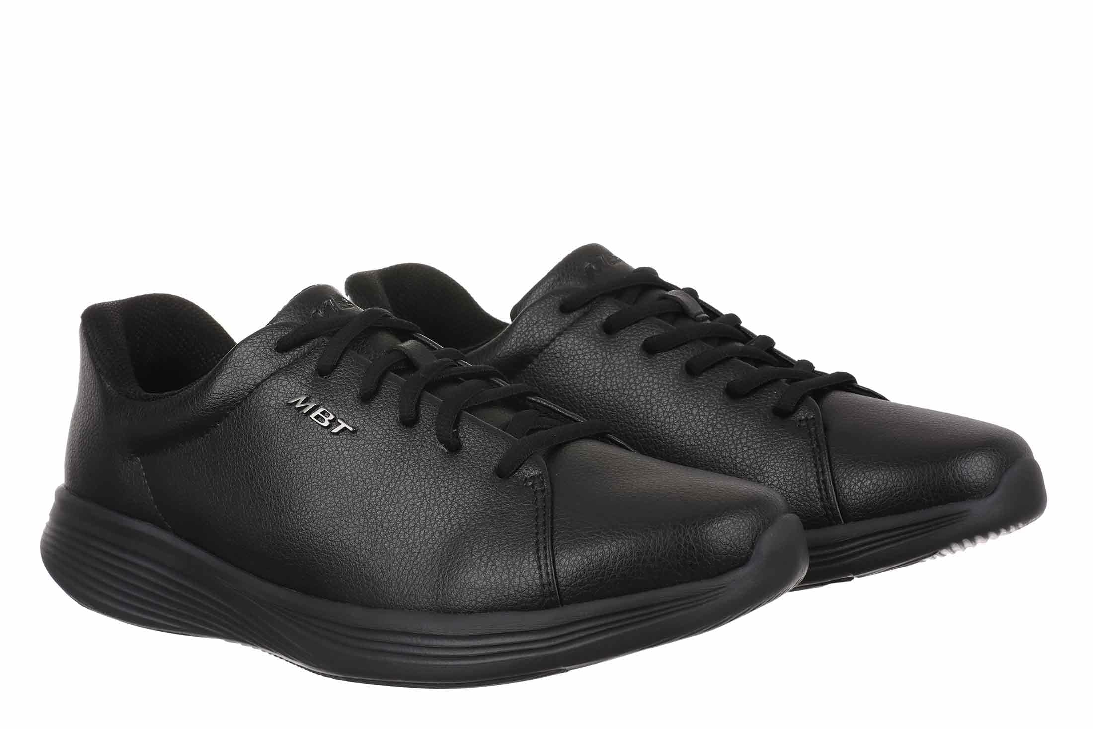 MBT SF-4000 Zapatillas de Mujer. Deportivas Caminar Anatómicas y Cómodas. Calzado Fisiológico de Confort y Estabilidad con Suela Balancín. Color Negro
