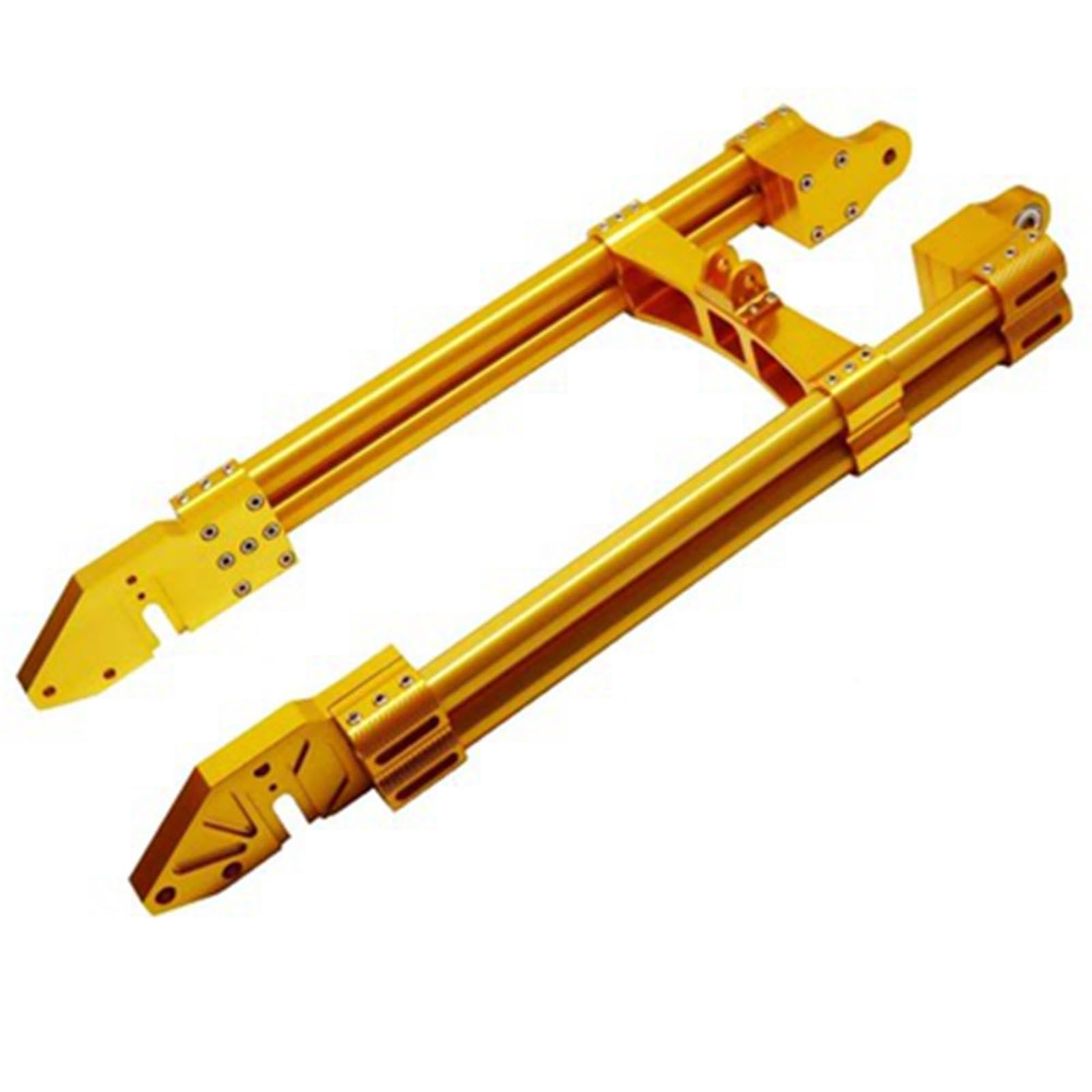 Widelec Ramiona Szpule Pasuje do M3 M5 M6 Monkey M3 M5 Motocykl Wahacz 3D CNC Regulowany Aluminiowy Podwójny Rurowy Tylny Płaski Widelec wahacza wahacz(50cm tube gold)