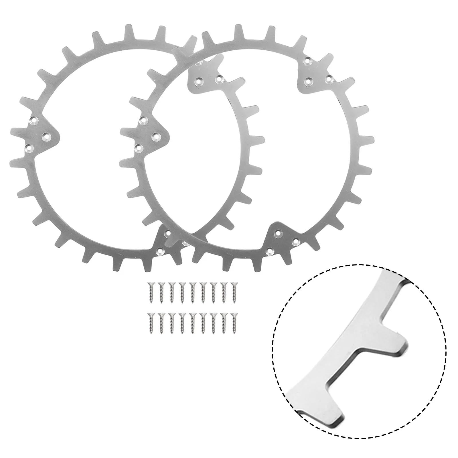 Rueda de tracción for Robot cortacésped, for jardín Sileno City 250 500, Bosch Indego XS 300, 420, 320, 430X, 435X, 440, 450X