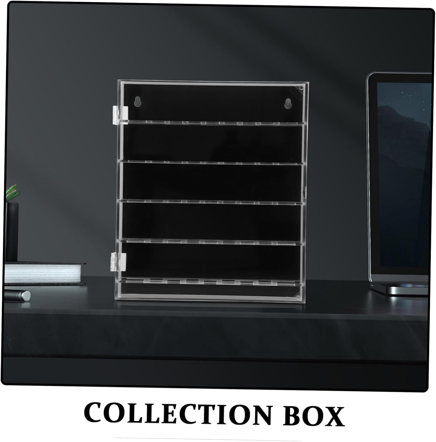 Display Case Acrylic Holder for Medals Badges Prizes Wall Mount Coin Storage Sleek Design Perfect for Collectors