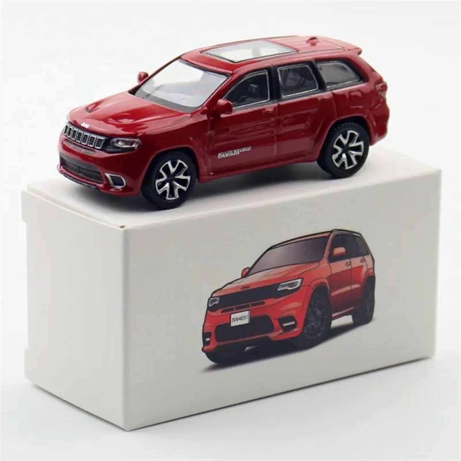 Amazon | ミニカー スケールモデルカー 1:64 ジープグランドチェロキー