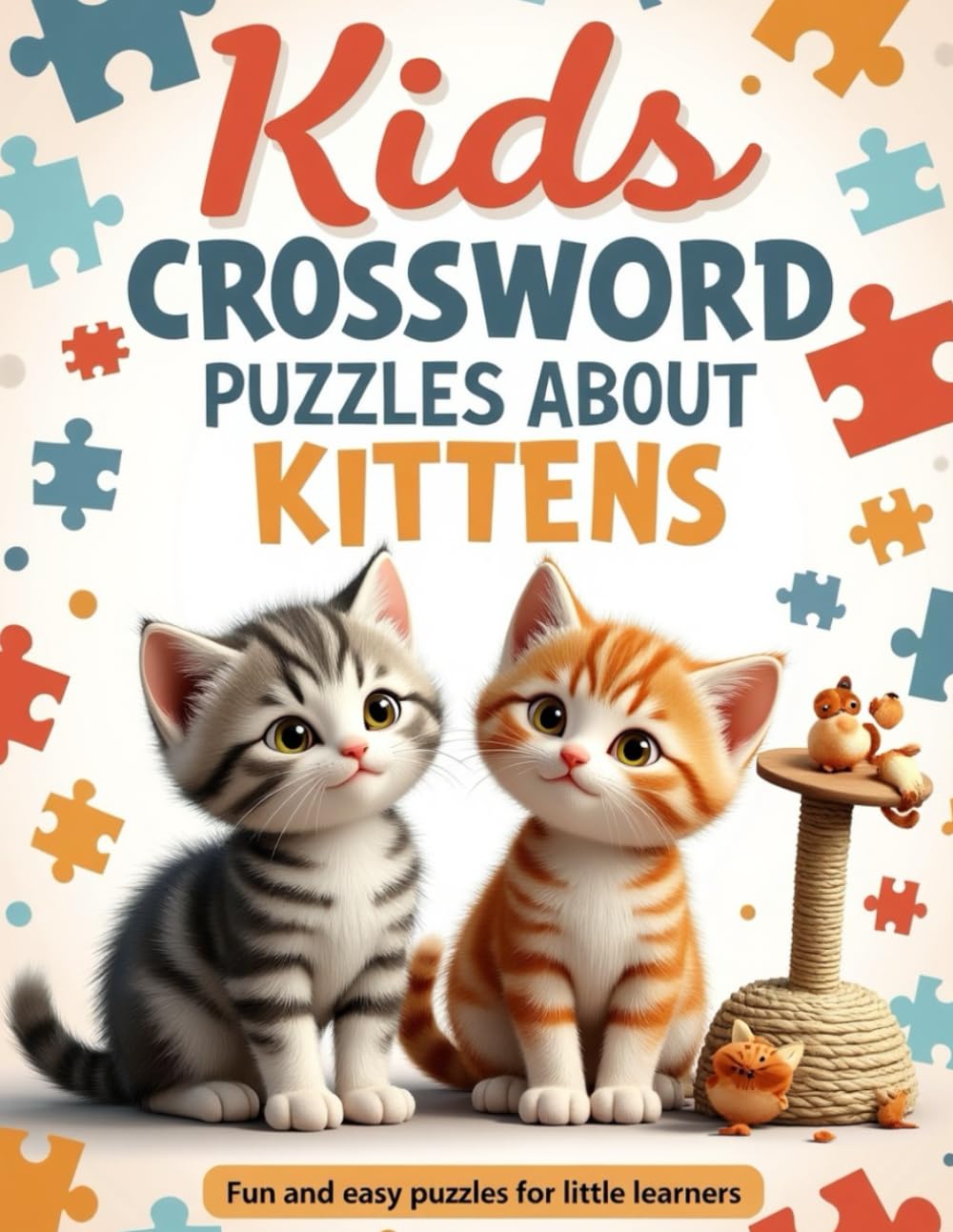 Kids Crossword Puzzles About Kittens: Fun And Easy Crossword Puzzles For Little Learners