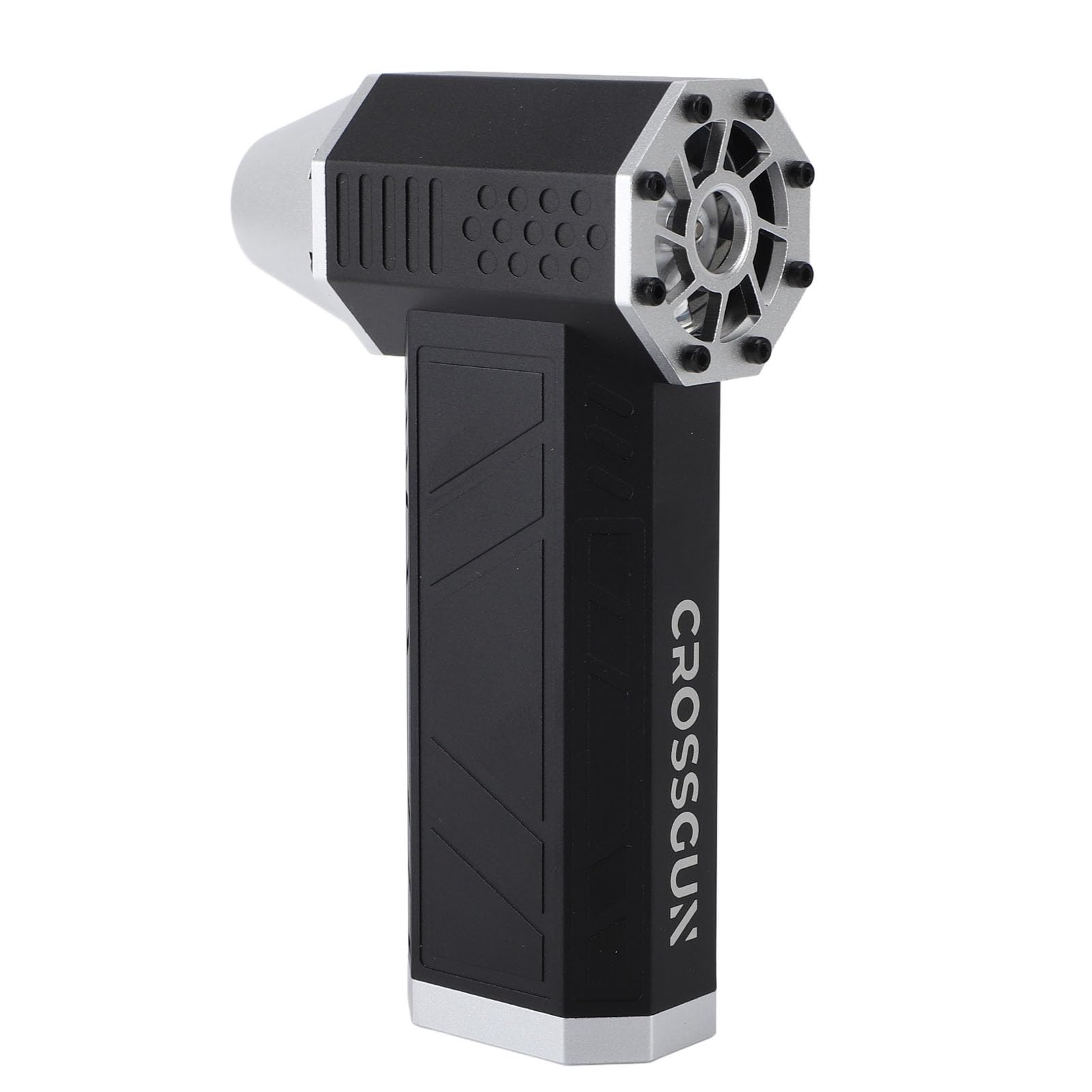 Mini Turbo Ventilatore, Jet Dry Blower 120000RPM Motore Brushless 3 velocità Elettrico Ricaricabile Air Duster Jet Fan con Luce LED per Auto Case Spazi Esterni (Nero+Argento)