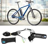 Vista 5 de Aramox Controlador de velocidad cepillado con motor de 24 V, 500 W, caja de controlador cepillada con agarre del acelerador para scooter eléctrico