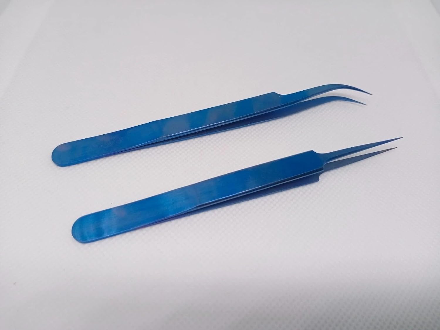 Jewelers #5#7 for., 11cm, Straight and Curved, Titanium (Straight)