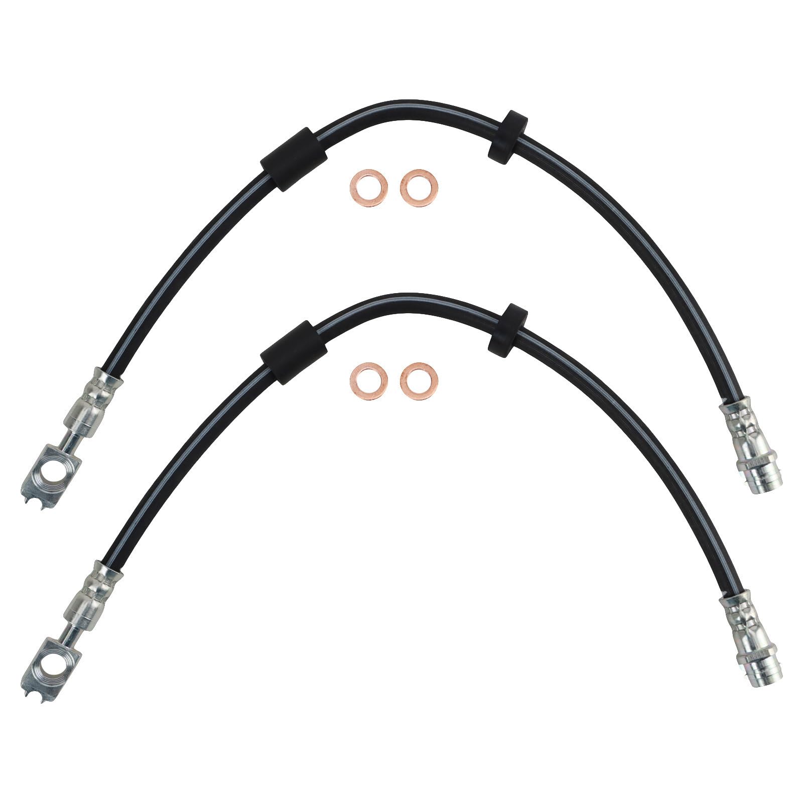 TRQ Front Brake Hose Set